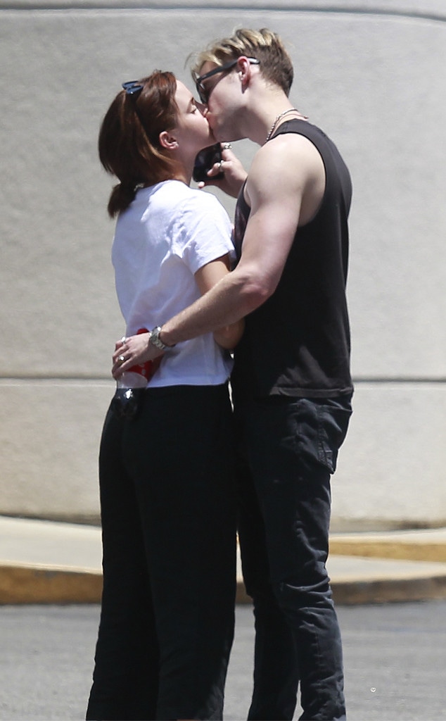 Emma Watson and Chord Overstreet Confirm Their Romance With a Kiss - E
